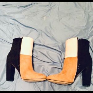 Multi Colored Ankle Boot
